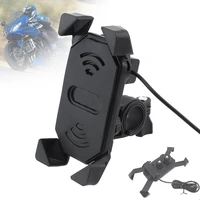usb motorcycle mobile phone bracket motorcycle chargers adapter phone bracket motorcycle chargers for 3 5 6 inches phone