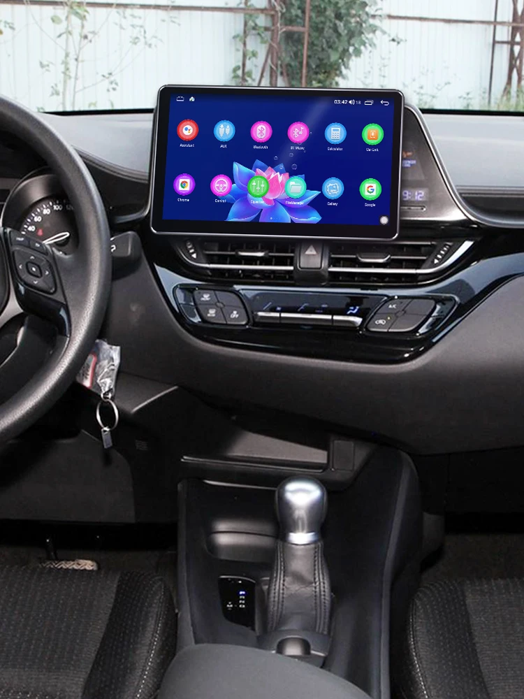 저렴한 안드로이드 10 자동차 라디오 스테레오 10.5 인치 헤드 유닛 멀티미디어 무선 Carplay 도요타 C-HR CH-R CHR 2016 2019 왼쪽 드라이브