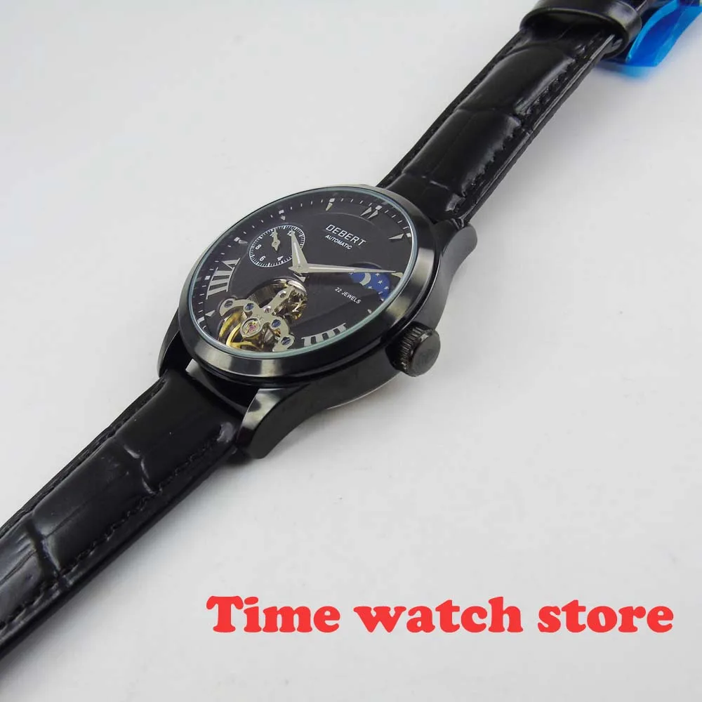 Новинка 2019 41 мм мужские часы с pvd покрытием золотые серебряные водонепроницаемые