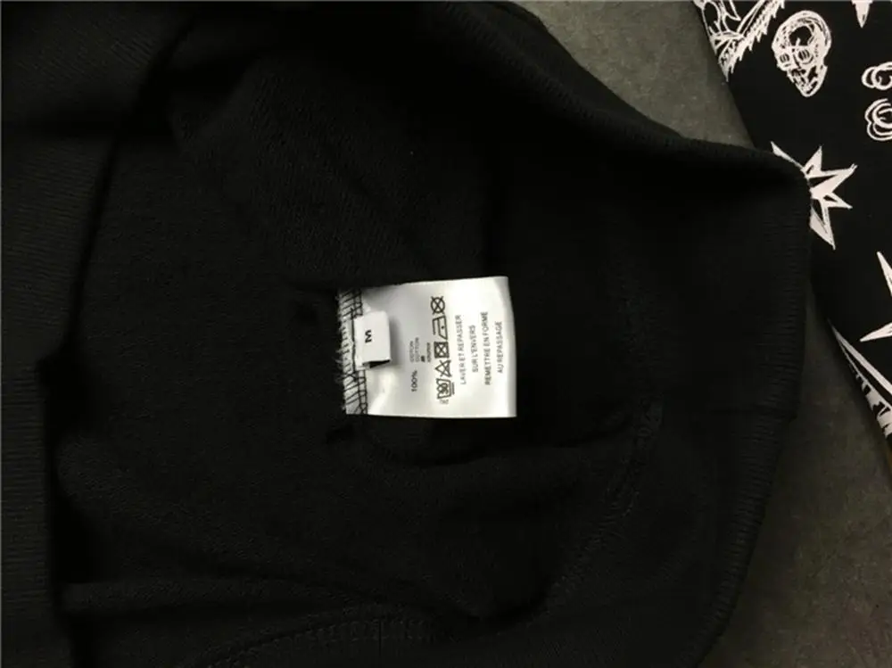 

DUYOU new warm fleece sweatshirt men brand clothing round neck 3D sketch Pattern hoodies male black DY5649