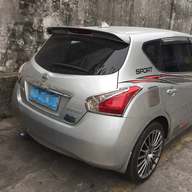 Спойлер для NISSAN TIIDA 2012-2015 Versa спойлер высокого качества из АБС-материала заднее