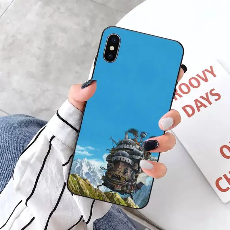 

Howls Moving Castle Phone Cases for iPhone 11 12 pro XS MAX 8 7 6 6S Plus X 5S SE 2020 XR mini