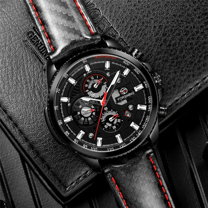 Часы наручные FORSINING Мужские механические автоматические спортивные