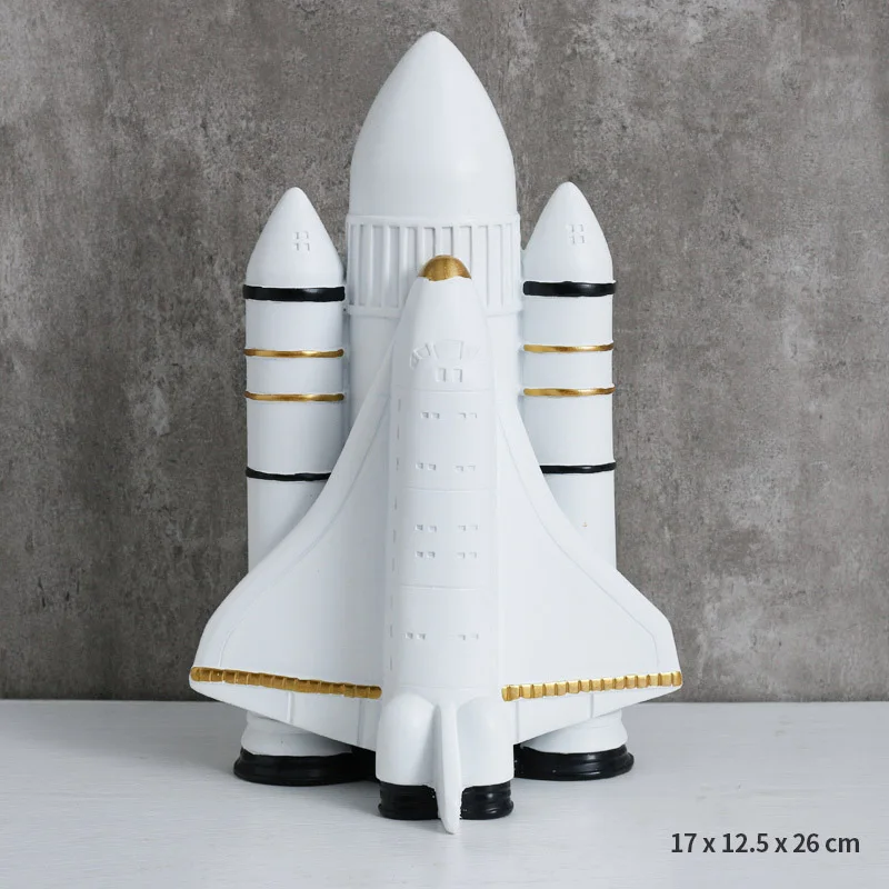A09 17x12.5x26cm Творческий прекрасный современный астронавт миниатюрная Статуэтка из смолы ремесло домашний сад мода Настольный предметы мебели Свадебный декор - Цвет: A09 17x12.5x26cm