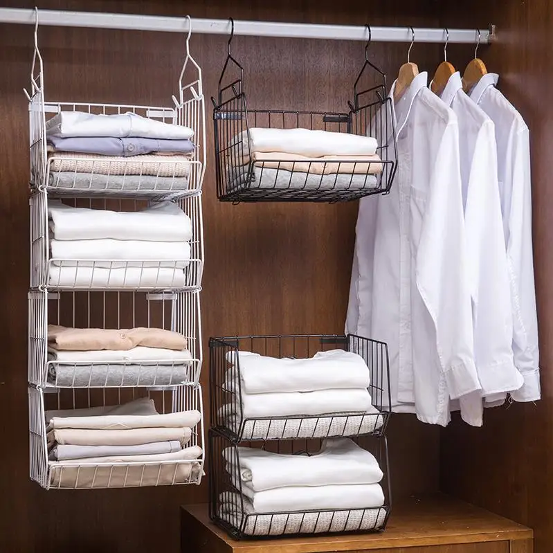 Шкаф композитная корзина для хранения из кованого железа многоярусная