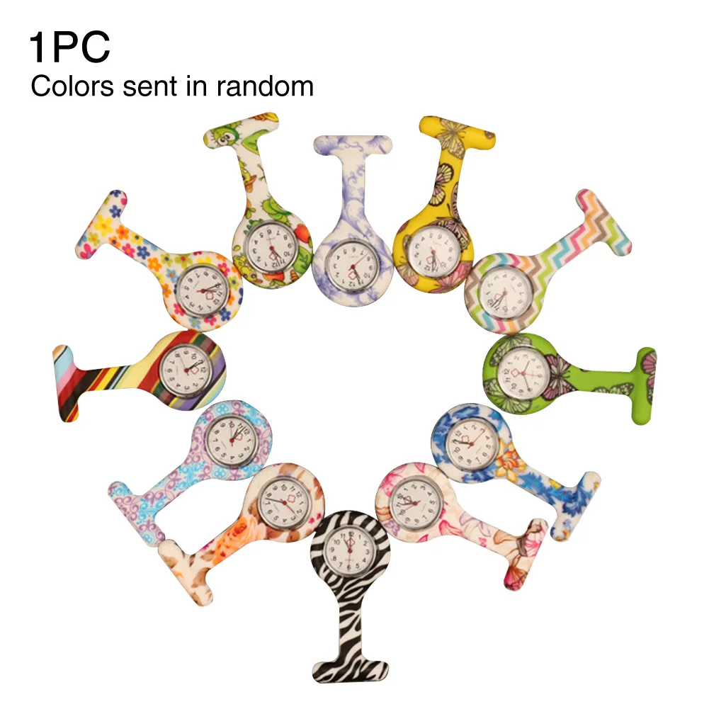 Карман с круглым циферблатом и клипсой силиконовая брошь туника для медсестер