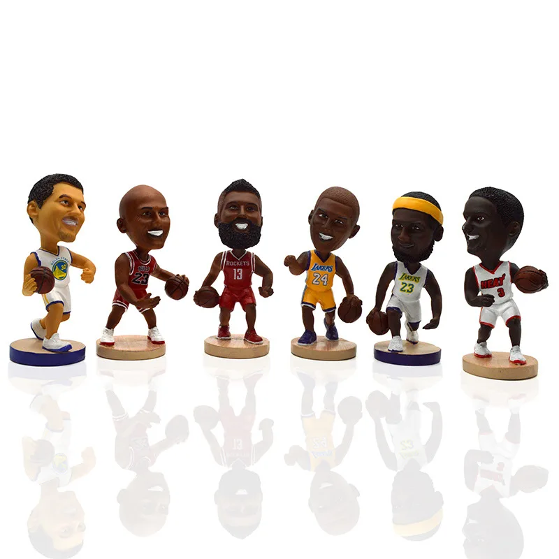 

Resin Model Action Figures Toys for NBA Basketball Star Kobe Jordan Harden James Curry Dolls Home Desk Decoration Birthday Gift