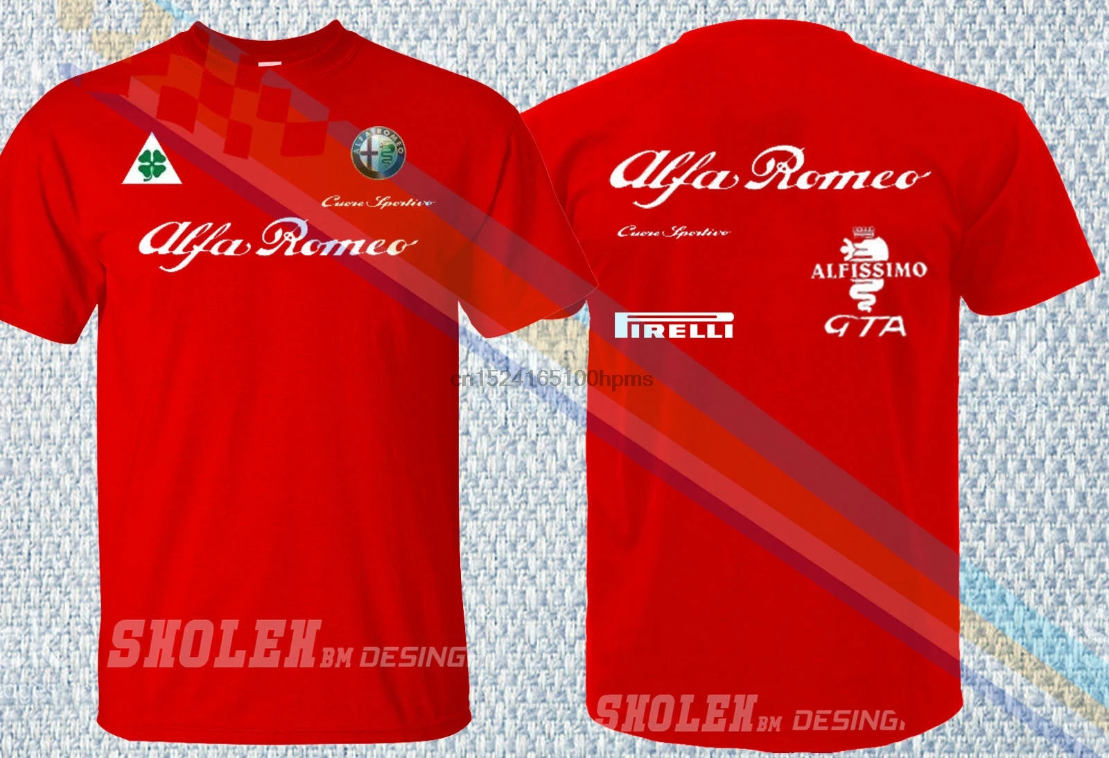 

New Limited T Shirt Team Alfa Romeo Gta Rally Moto Sport Racing All Size 2018