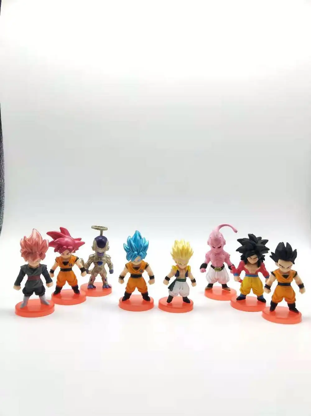 

Japanese Anime 6cm 8pcs/set With Box Dra Ball Z Super 4 20th Anniversary Edition Son Goku Vegeta Broly Art Decorations