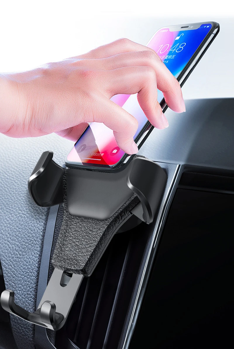 Universal Car Mobile Phone Car Holder Air Vent Mount Stand No Magnetic Cell Phone Holder For iPhone Phone In Car Bracket