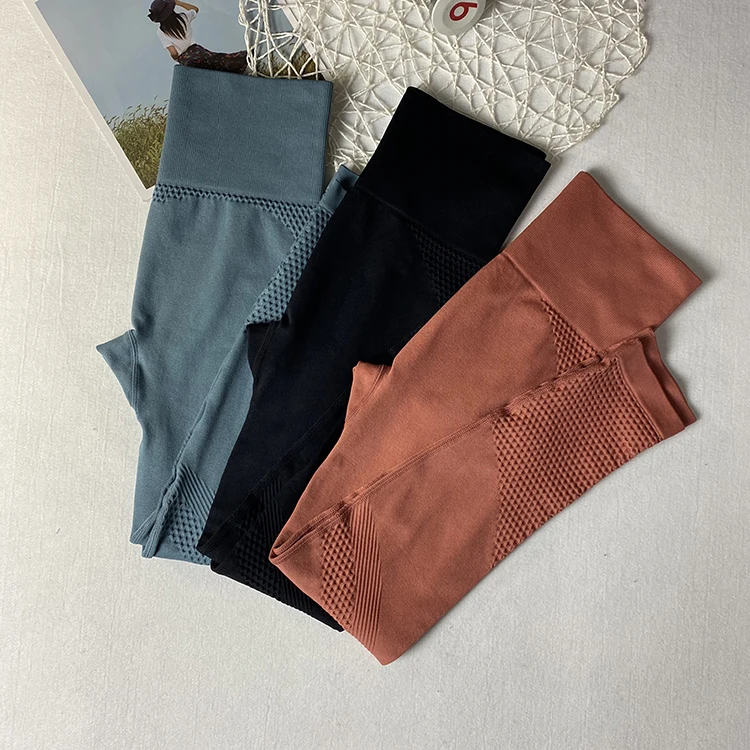 Женская одежда для йоги с высокой талией спортивная женские леггинсы