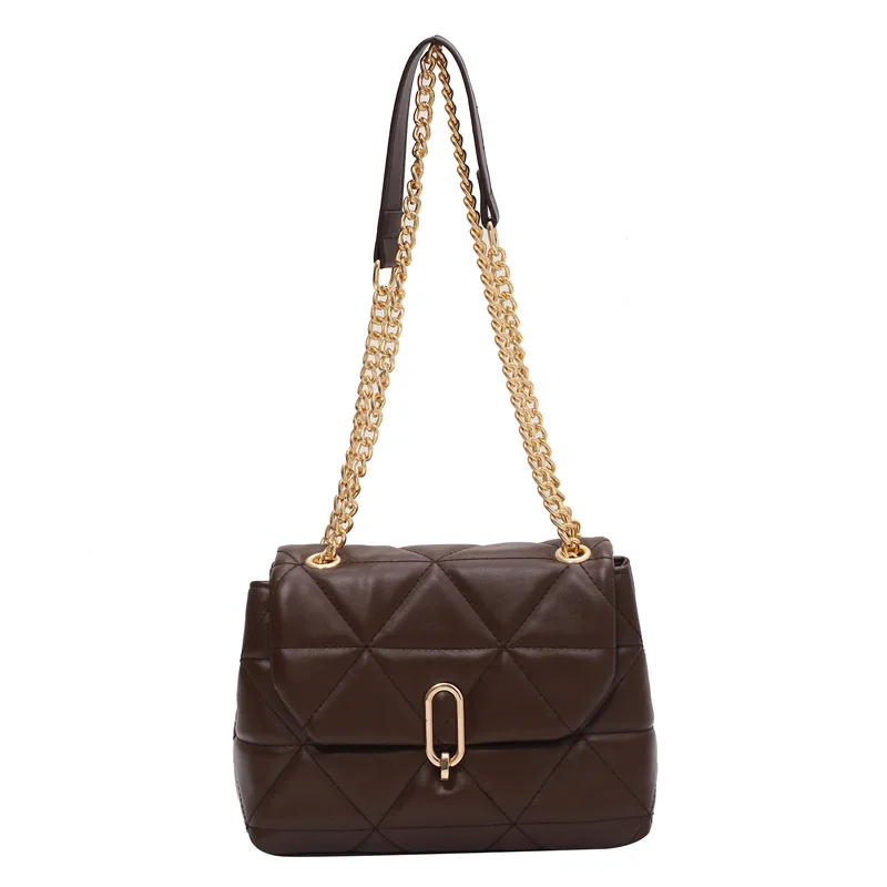 

Small winter new fashion fashion chain shoulder bag net red soft leather embroidery pu messenger bag
