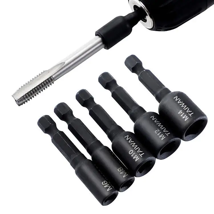 Litake 8 шт./компл. винтовой кран адаптер гнезд 1/4 &quotшестигранный хвостовик