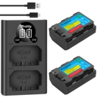 Аккумулятор 2X2600mAh NP-FZ100 NPFZ100 NP FZ100, зарядное устройство с двумя USB-разъемами для Sony NP-FZ100, BC-QZ1, Sony a9, a7R III, a7 III, ILCE-9