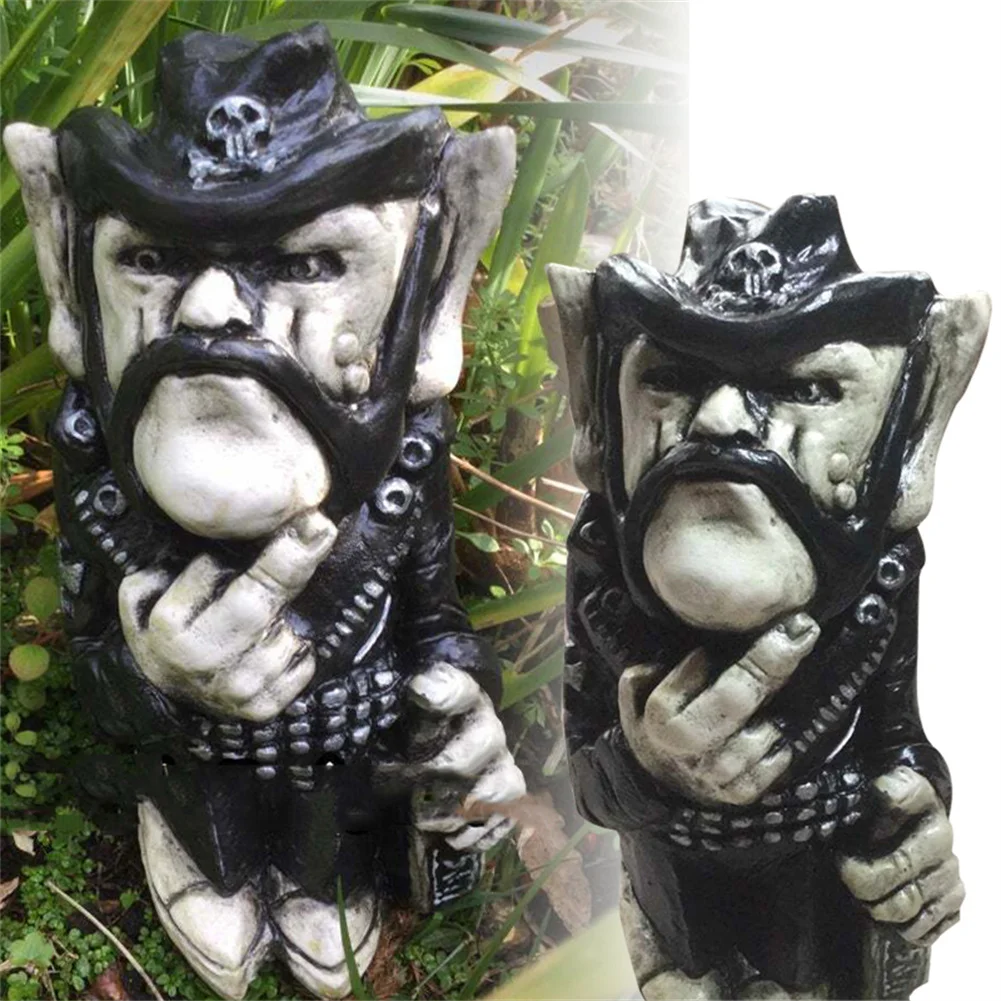 

Lemmy Rock Icon Sculpture The Lemprechaun Resin Statue Yard Lawn Ornamnet Outdoor Garden Decoration 2021