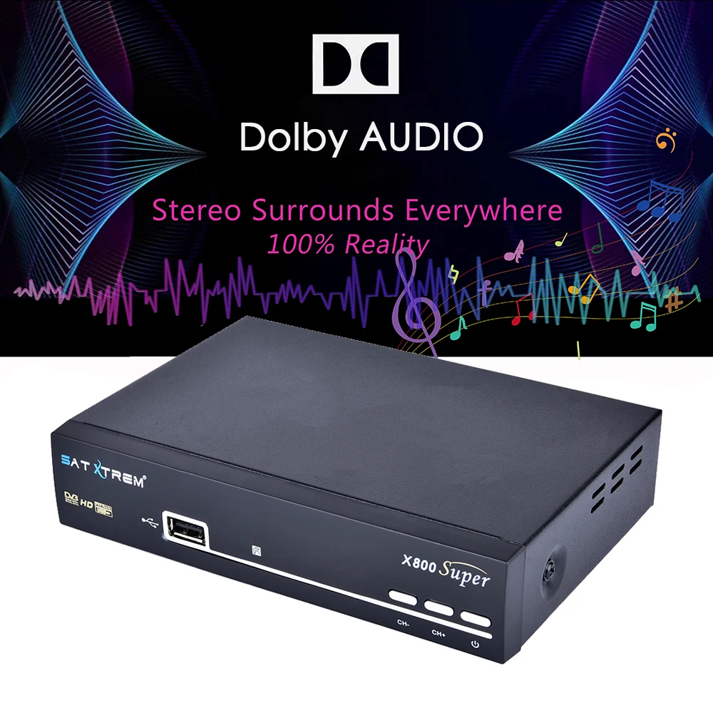 SATXTREM X800 супер ТВ-тюнер DVB S2 спутниковый декодер Clines Europe Cline для 1 года IP tv Receptor DVB-S2 Full HD Wifi приемник
