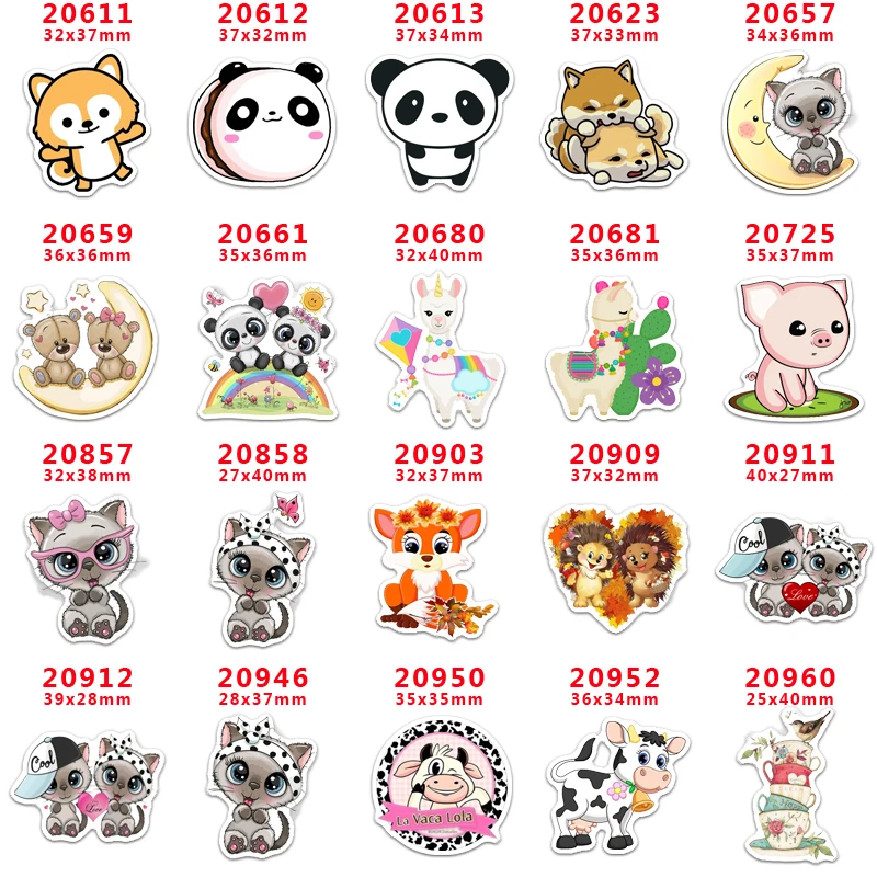 Поделки для творчества плоская задняя часть 30 шт. PR 20611 20960|Принадлежности