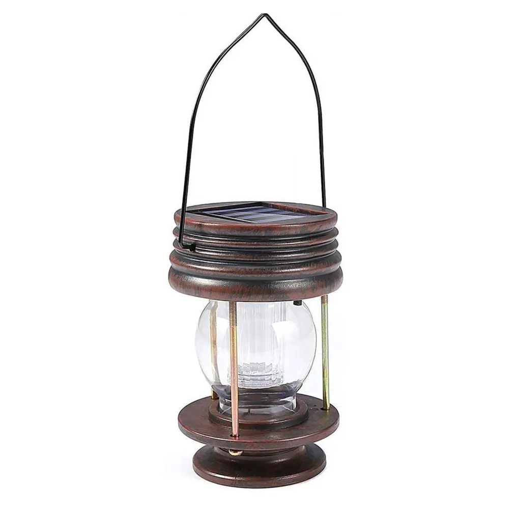 2 шт. новый светодиодный светильник с пламенем портативный ретро солнечный