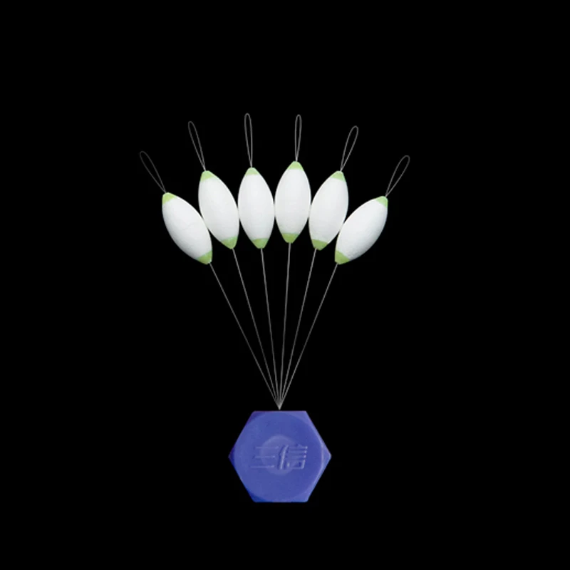 

Высокое качество 5 пачек/Лот Белый рыболовный поплавок для ночной рыбалки 000 # -- 5 # разъемная застежка-молния семь звезд флоат-бобы для рыбалк...