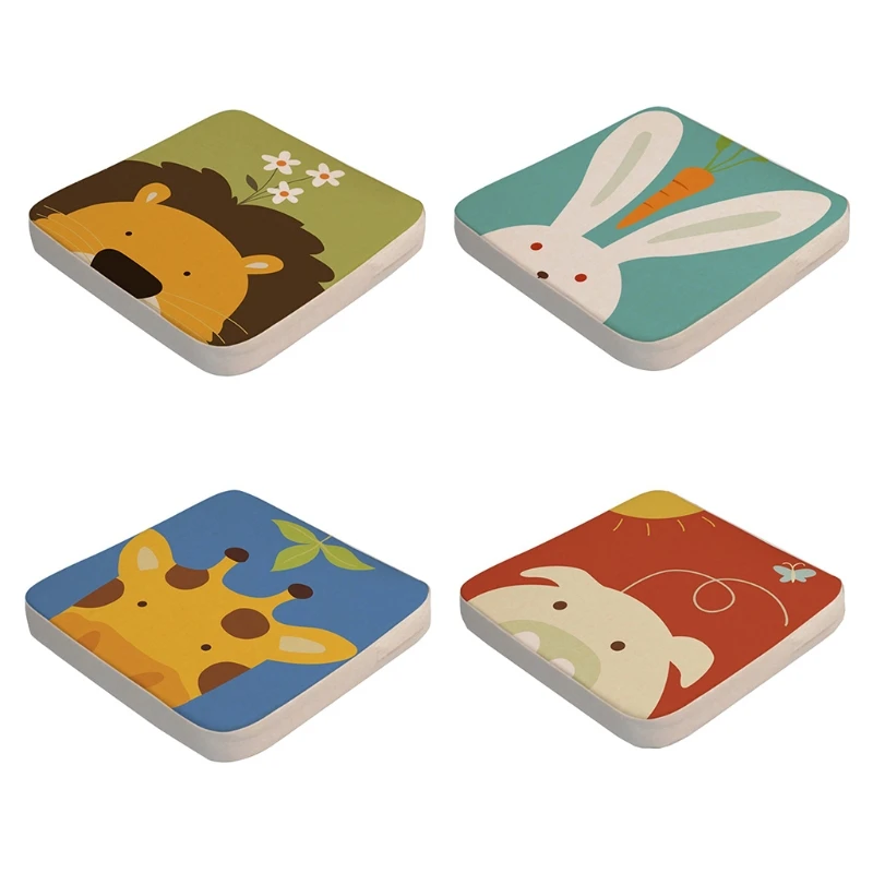 

Portable 40x40x5cm Child Toddler Cartoon Animal High Chair Seat Booster Baby Infant Increasing Cushion Thick Pad for Dining Tabl