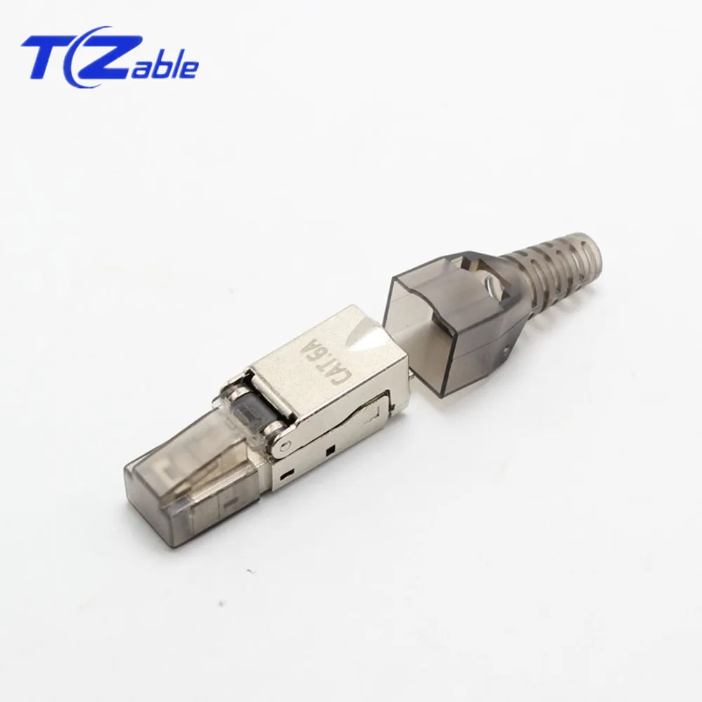 2 шт. адаптер для Ethernet RJ45 CAT6A с защитой от кристаллов| |