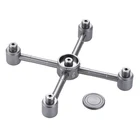 Адаптер для бензобака для кемпинга, многофункциональный разъем из алюминиевого сплава, 5 переходников, конвертер для печи