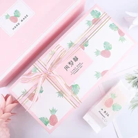 10pcs pineapple cake packaging gift box candy cookie baking box chocolate wedding birthday party wedding decorative gift boxes