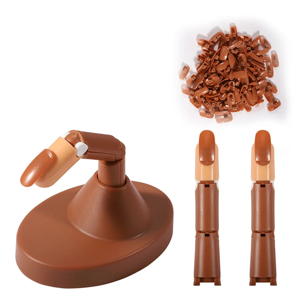 Демонстрация полочки для обучения маникюру гибкая ручка рандомный манипулятор