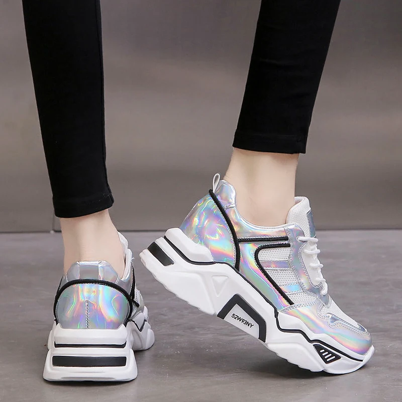 Уличная женская обувь для бега легкая дышащая кружевная кроссовки Нескользящая