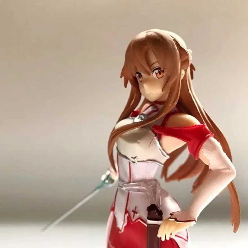 

17cm Sword Art Online SAO Yuki Asuna Action Figure Anime Knights of The Blood Alliance PVC Collection Model Dolls Toys for Gifts