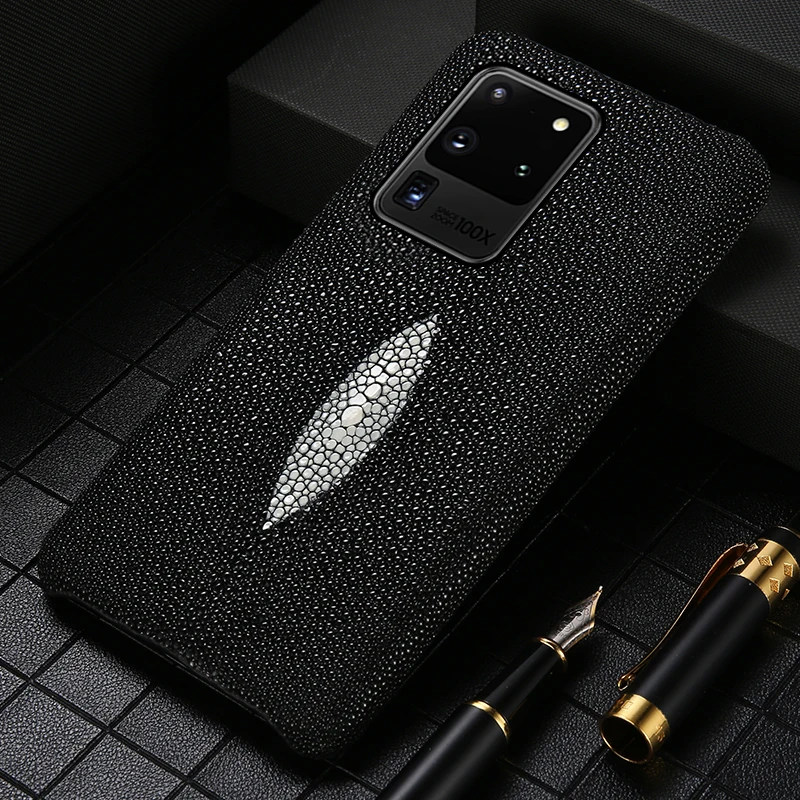 Чехол из натуральной кожи Stingray для Samsung galaxy S20 Ultra FE S8 S9 S10 S21 Plus Note 20 10 9 A50 A72 A71 A51 A52 M31