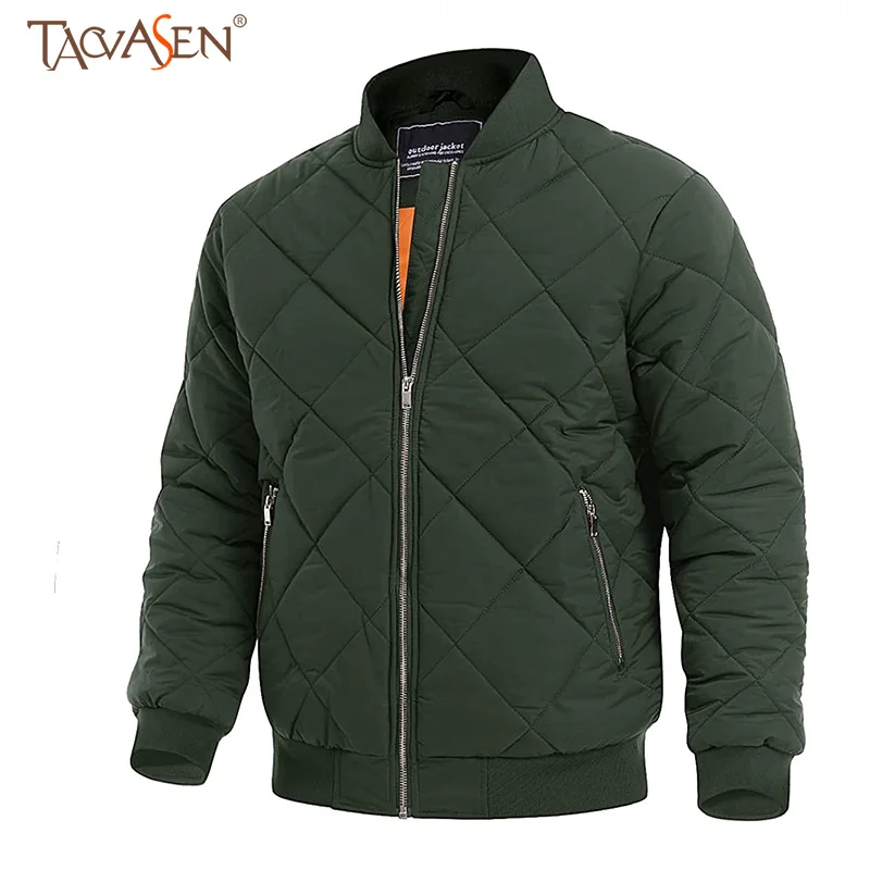 

TACVASEN 2021 Winter Thermal Jacket Men Outdoor Sports Windproof Hiking Male Army Pilot Coat Military Field Bomber