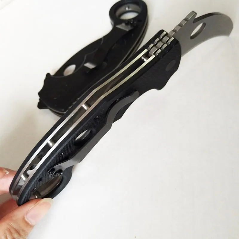 Хит 0961 складной нож Karambit 440 лезвие G10 Ручка Открытый тренировочный когти походные