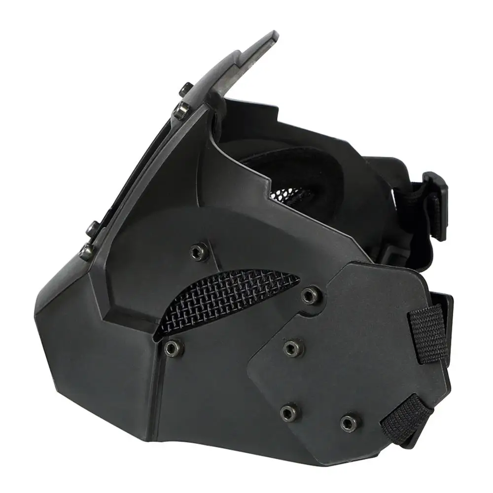 Маска для лица тактическая велосипедная маска MA-95 железного воина полулицевая