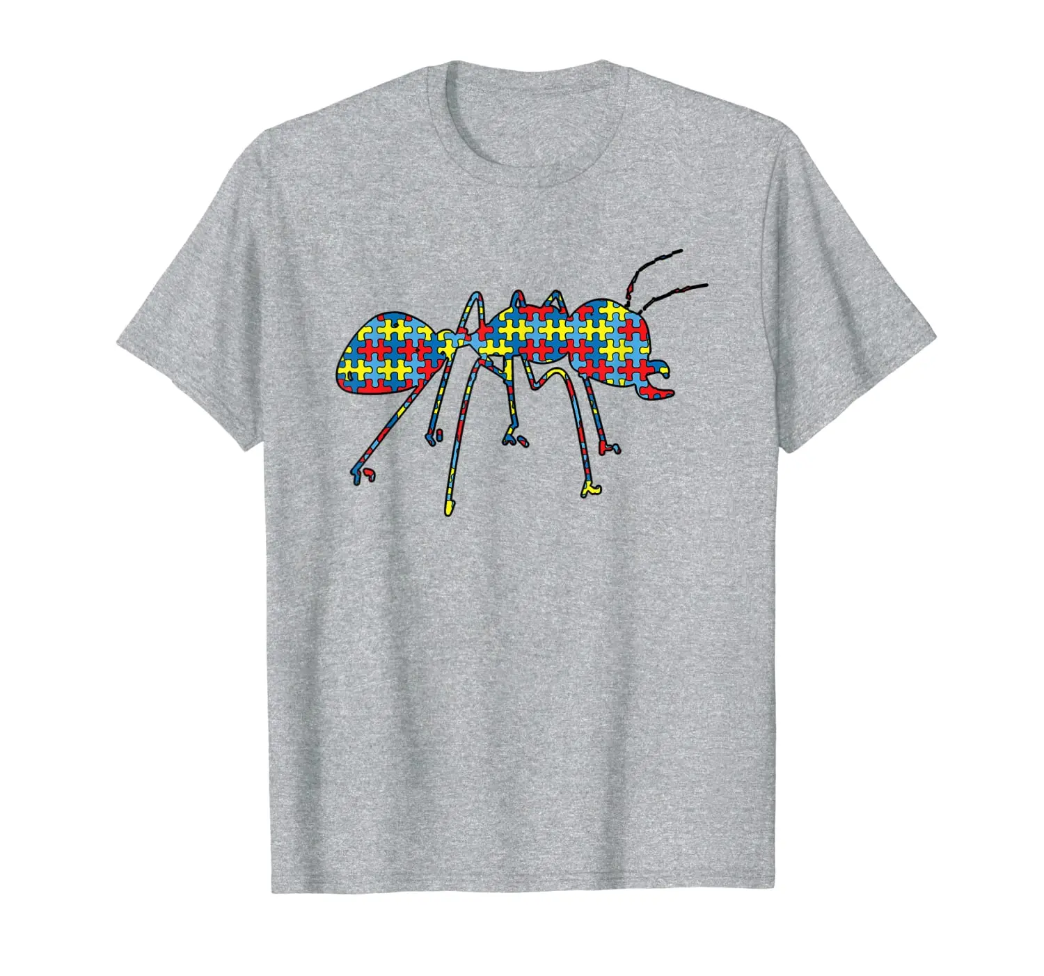 

Ant Autism Awareness Kids Wasp Pest Puzzle Day Mom Gift T-Shirt