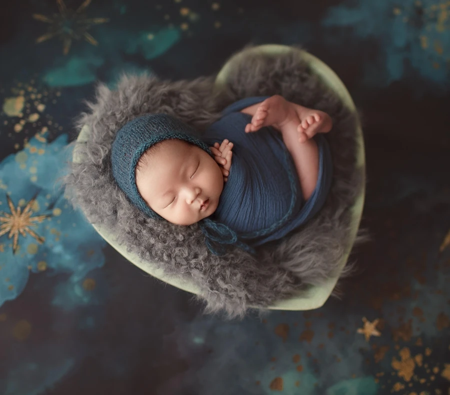 Новорожденный сердце чаша фотография Priop, милый ребенок позирует ведро ребенка фото реквизит,# P2201