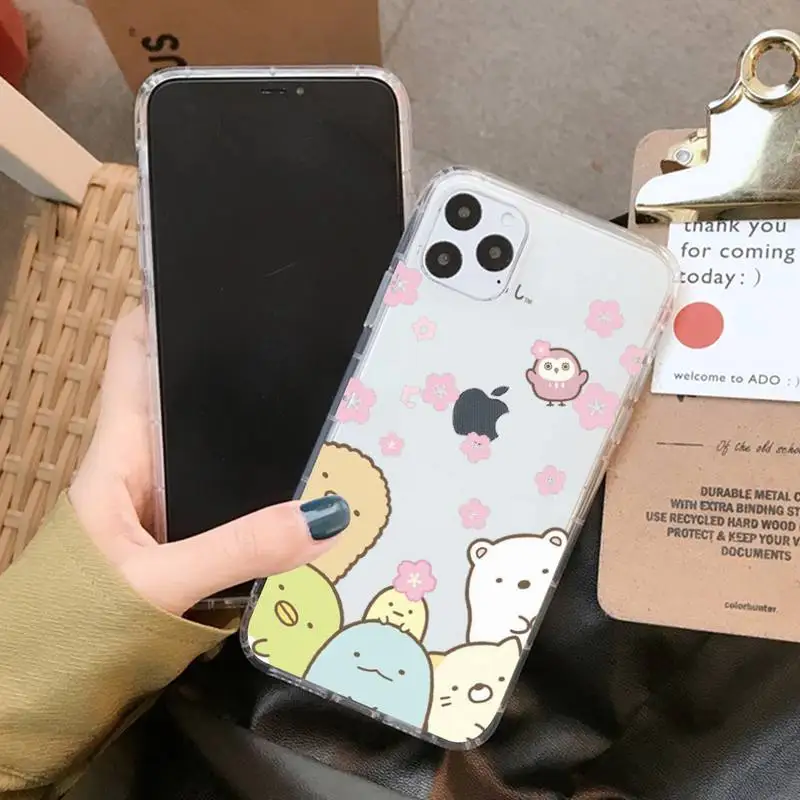 YNDFCNB Kawaii sumikko gurashi чехол для телефона iPhone 11 12 13 mini pro XS MAX 8 7 6 6S Plus X 5S SE 2020 XR | Мобильные