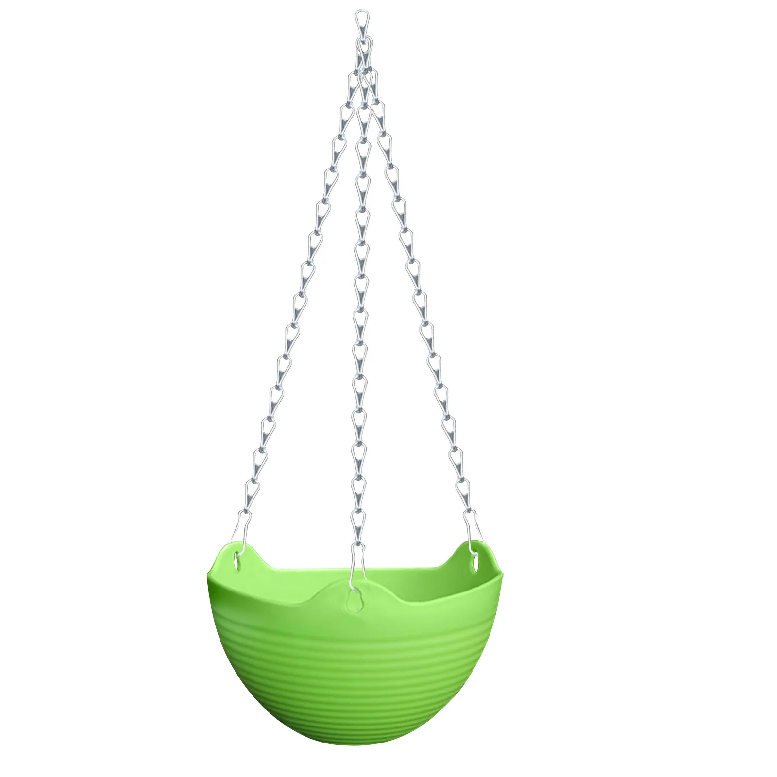 

Plastic Hanging Basket Flowerpot Hanging Wall-mounted With Hanging Chain