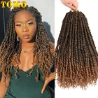 TOMO синтетические страстные вязаные крючком косы длинные 121824 