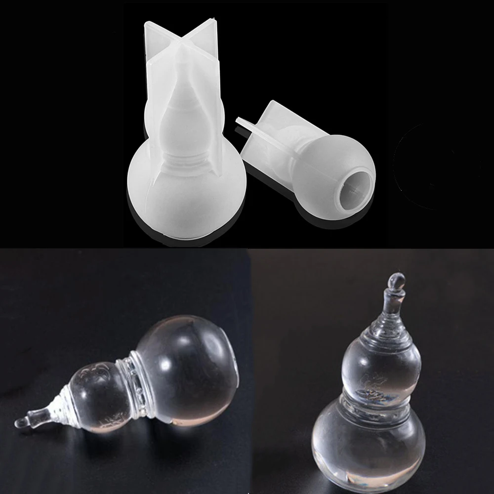 

Transparent Gourd Pendant Decor Jewelry Tools Silicone Mold DIY Crafts UV Epoxy Resin Mold For Pendants Jewelry Making Component