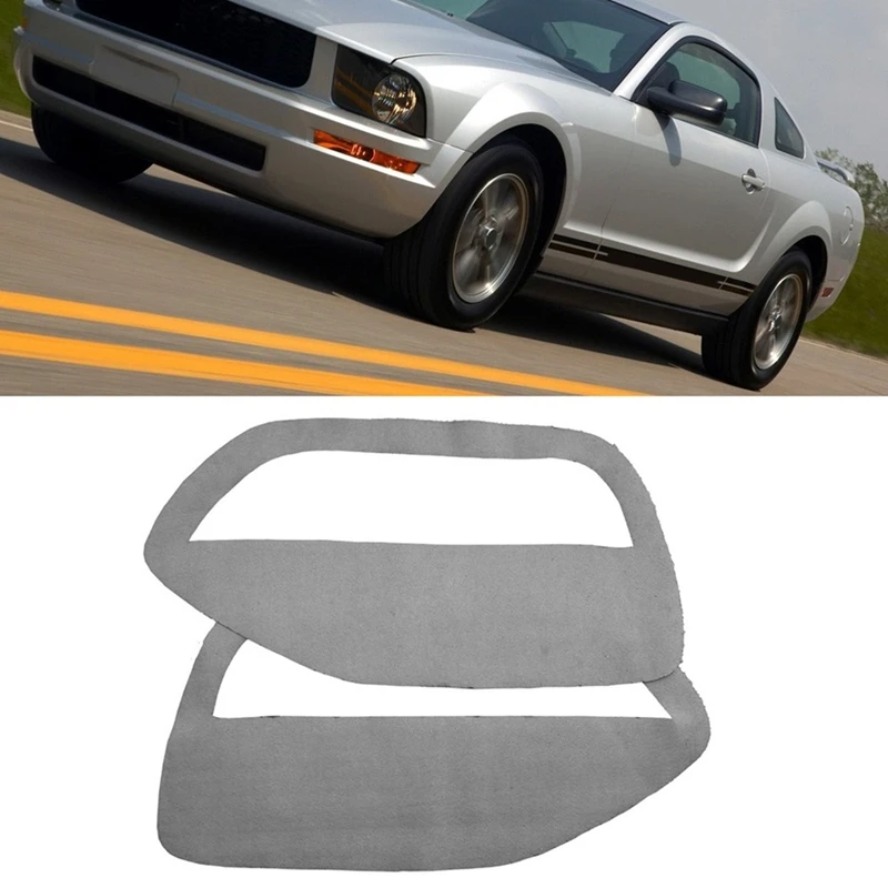 Панель двери вставки карты синтетическая кожа для Ford Mustang 2005-2009 серый | Автомобили