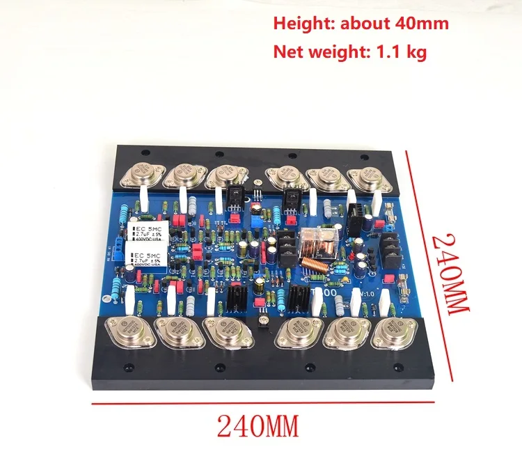 

Аудиофильный усилитель мощности T600, Hi-Fi Золотая уплотнительная трубка 300 Вт * 2, высокая мощность, регулируемая задняя ступенка, двухканальный класс А
