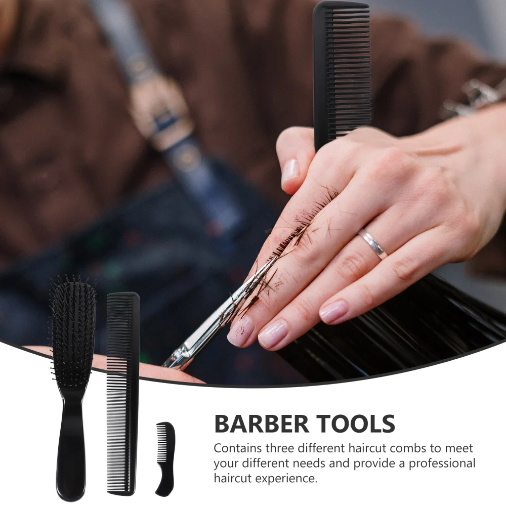 

3Pcs Hair Styling Combs Haircutting Combs Hair Salon Combs Hairstylist Combs