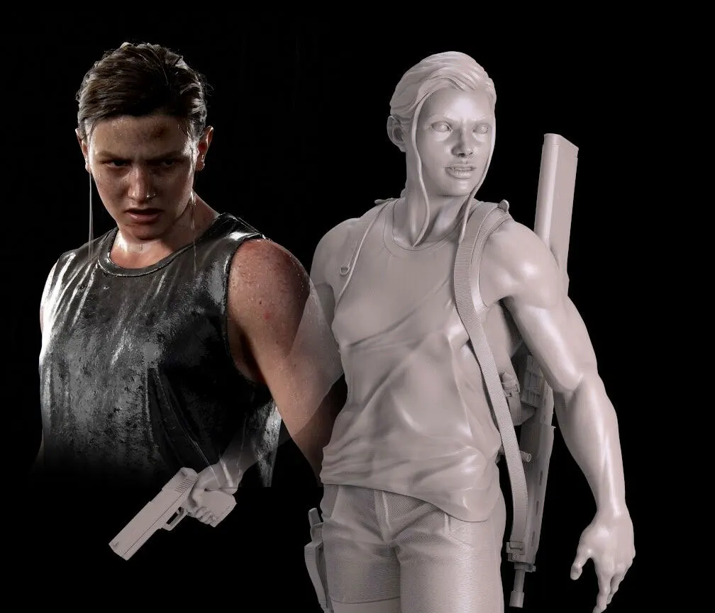 

1/24 75mm Resin Model Girl Abby Figure Unpainted Unassembled RW-070