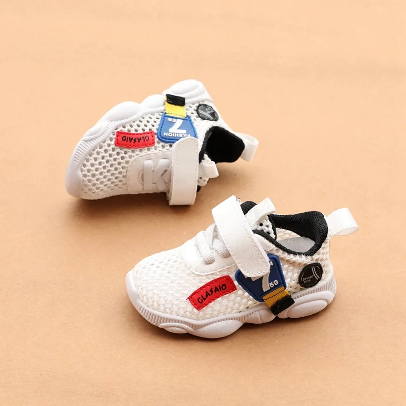 

Children's Shoes Soft Bottom Toddler Shoes Boys Mesh Shoes Breathable Sports Infant Sport Shoes