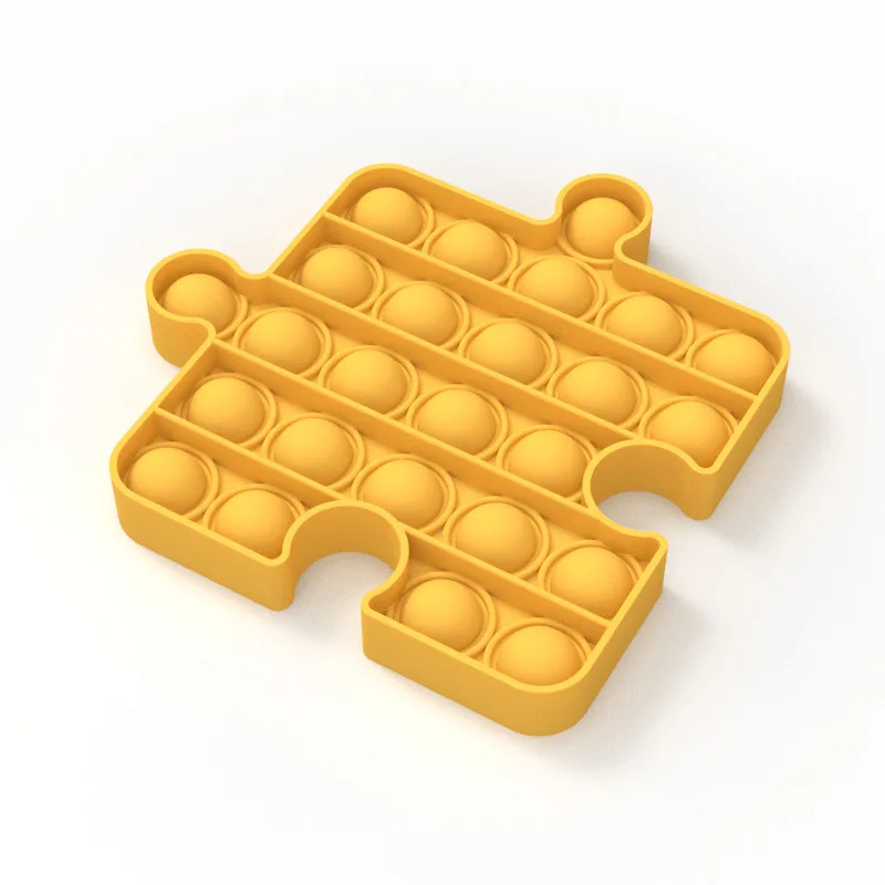 

Push It Bubble Jigsaw Puzzle Fidget Toys Coaster Autism Needs Anti-Stress Relief Toy Splicing Adult Gift for Kids