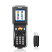 eyoyo 1d wireless barcode scanner handheld data collector inventory counter 2 2 tft color screen portable bar code reader