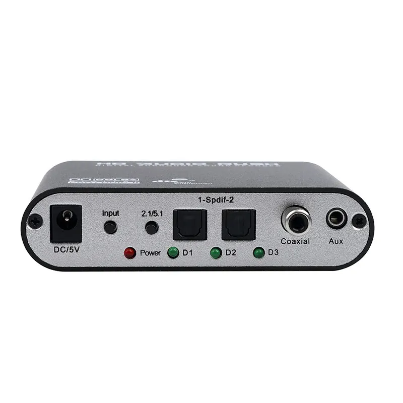 Цифровой 5 1 EU аудио декодер SPDIF коаксиальный в RCA DTS AC3 оптический цифровой