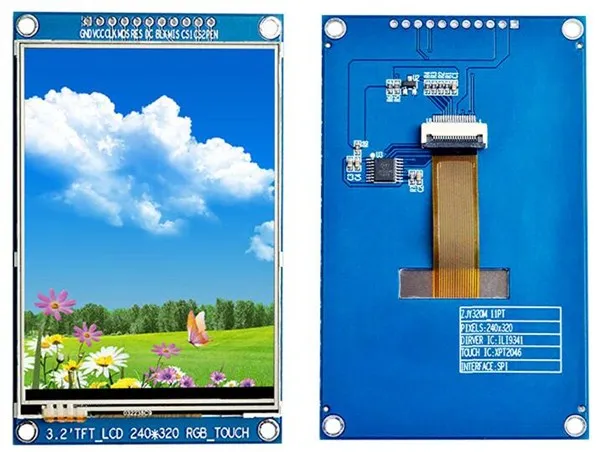 3 2 дюймовый 11PIN SPI TFT LCD сенсорный цветной экран с адаптером платы ILI9341 ST7789 Привод IC