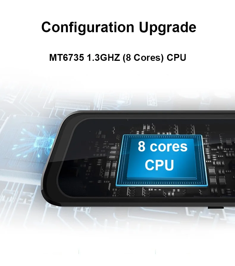 Автомобильный видеорегистратор зеркало со встроенным видеорегистратором